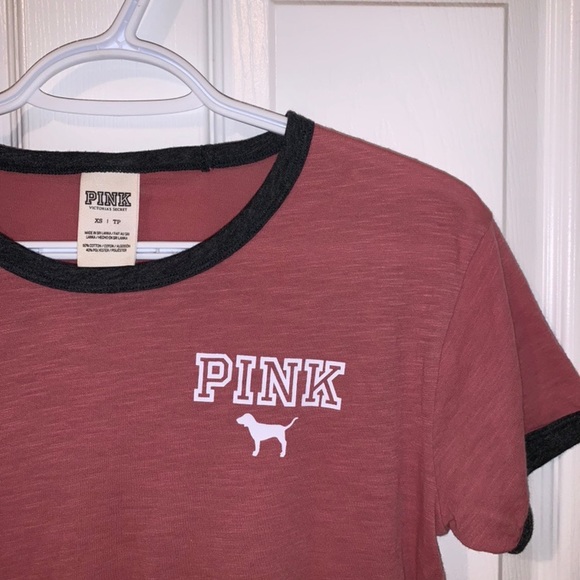 Victoria’s Secret PINK ringer tee. - Picture 2 of 2